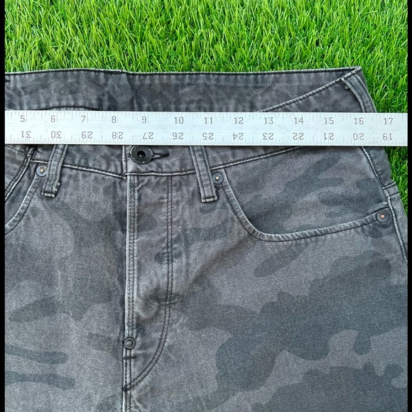 G STAR RAW A CROTCH TAPERED Men's Tag 32x30 Steel Gray Camo Jeans - Picture 4 of 9